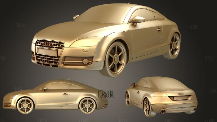 Audi TT 3d stl модель для ЧПУ